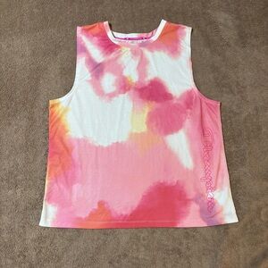 Champion Tie-Dye Tank Top Women’s Activewear Large Sleeveless Crew Neck